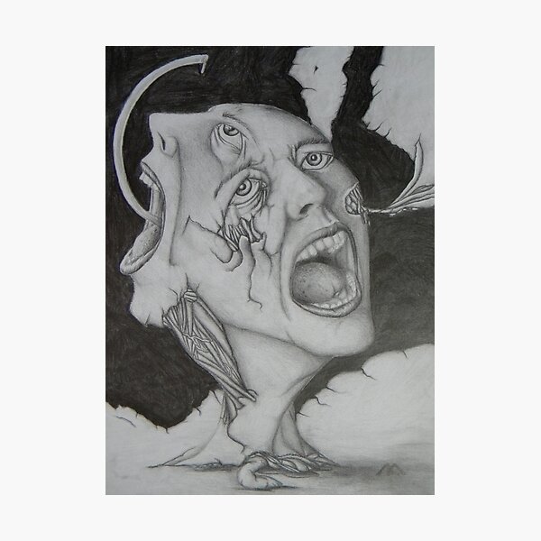 Two personalities Photographic Print