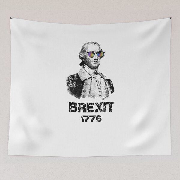 Item preview, Brexit 1776 The Original Brexit Funny Shirt Sticker designed and sold by Dwebster27.