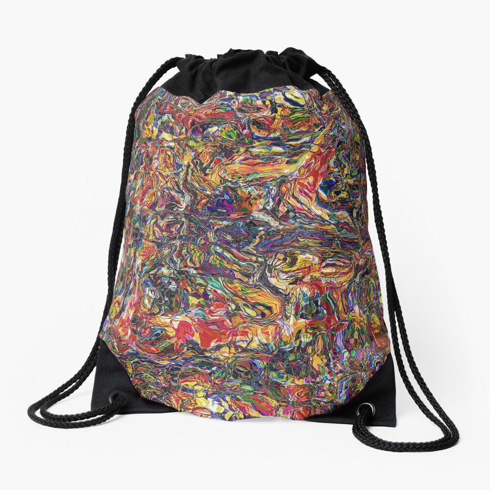 Chaos of Colors Drawstring Bag