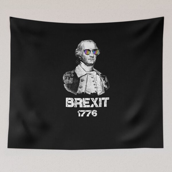 Item preview, Brexit 1776 the Original Brexit Funny shirt sticker designed and sold by Dwebster27.