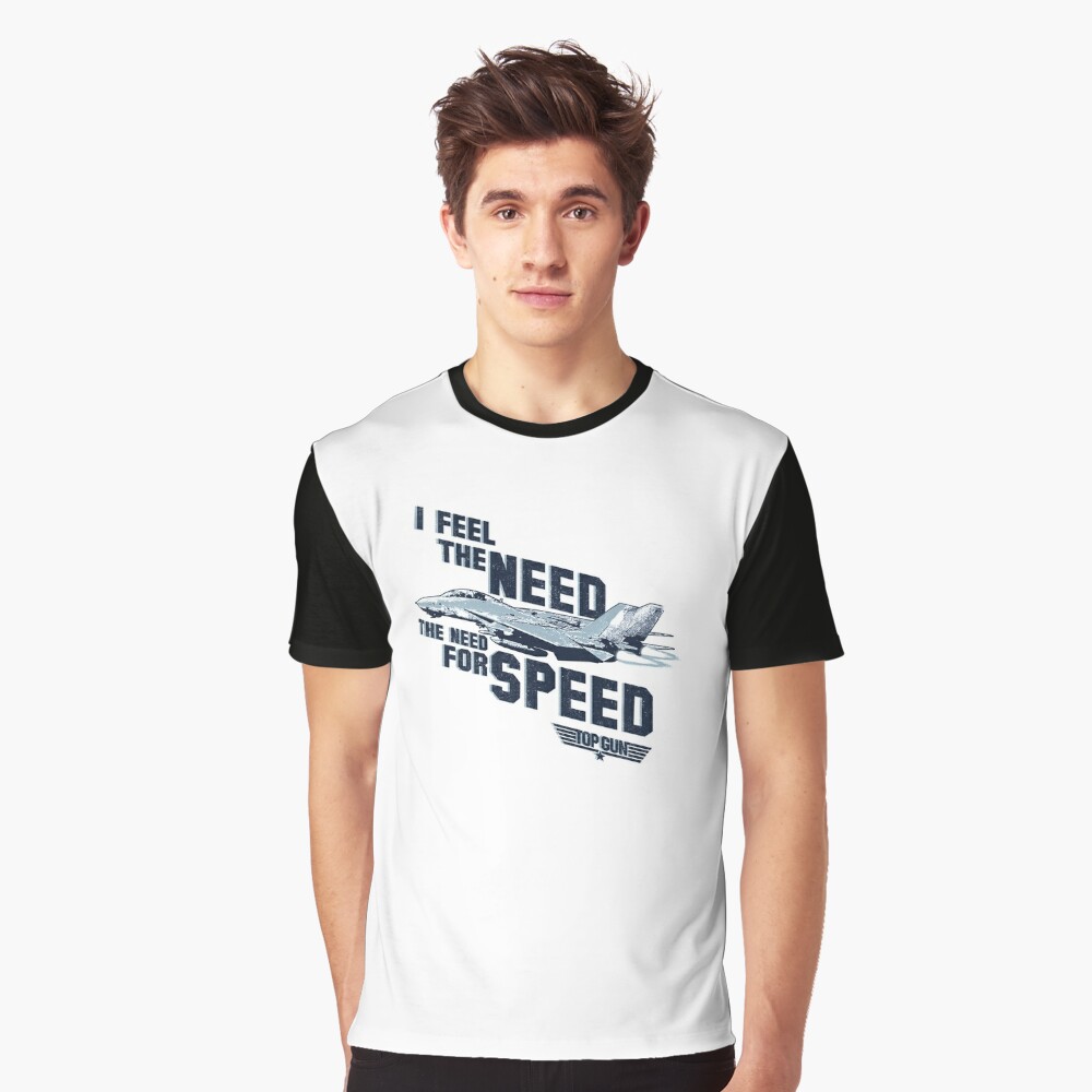 Top Gun - I Feel The Need for Speed Dark Grey - T-Shirt