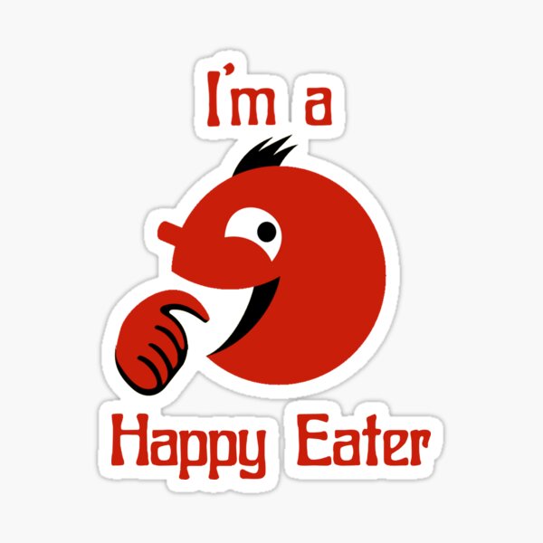 I'm a Happy Eater Sticker