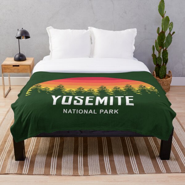 Yosemite National Park Throw Blanket