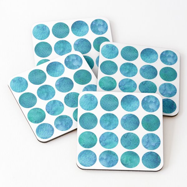 Item preview, Blue Watercolor Dots designed and sold by DanaAndTheBooks.