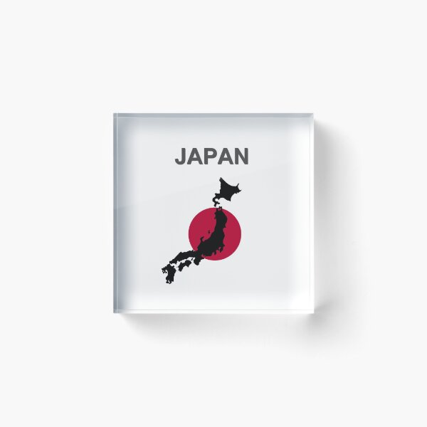 Aperçu de l'œuvre Japon carte drapeau créée et vendue par TorquedMicra.