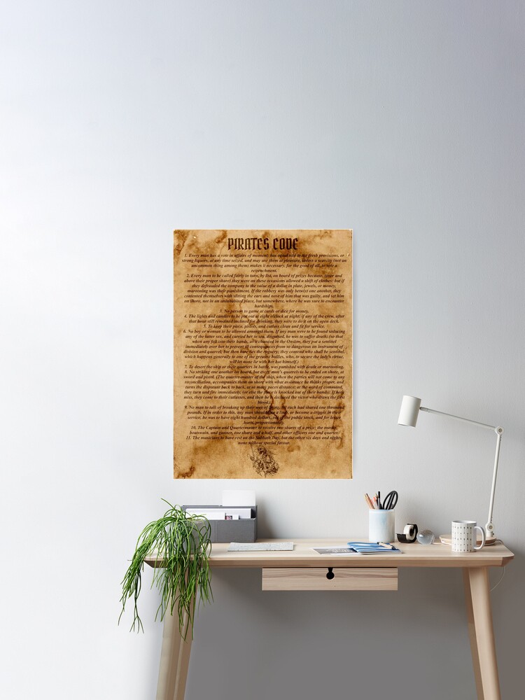  Studio B The Pirate Code Poster: Prints: Posters & Prints