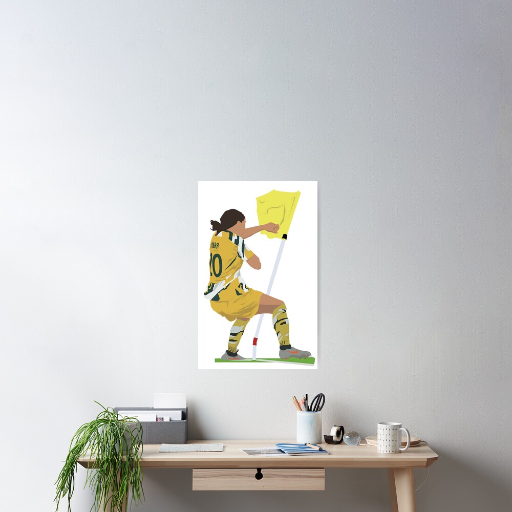 Sam Kerr Corner Flag Celebration Poster