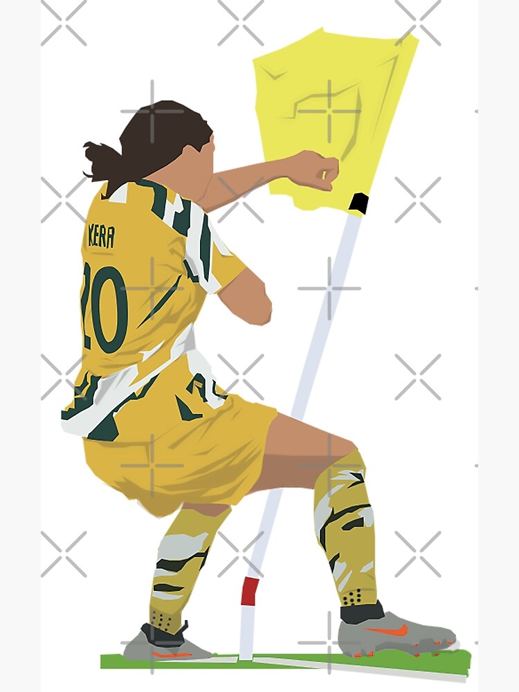 Sam Kerr Corner Flag Celebration by Hevding