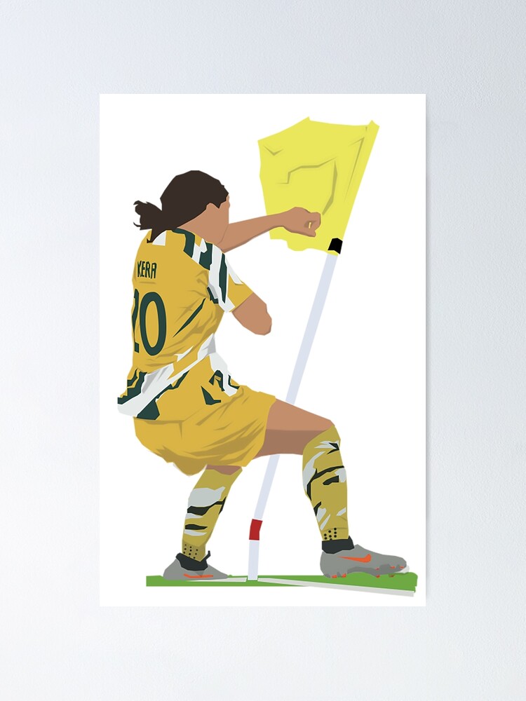 Alternate view of Sam Kerr Corner Flag Celebration Poster