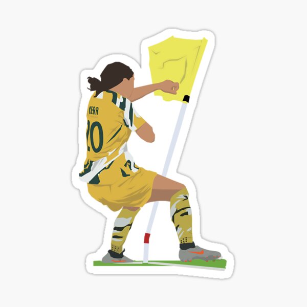 Sam Kerr Corner Flag Celebration Sticker