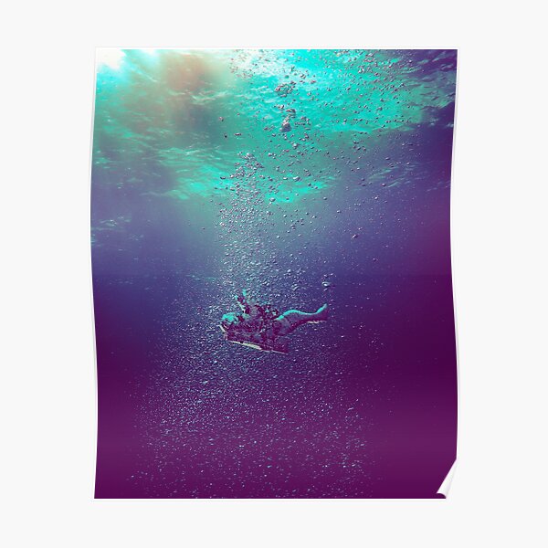 "Drowning In Your Love" Poster by artworkbyrihen Redbubble