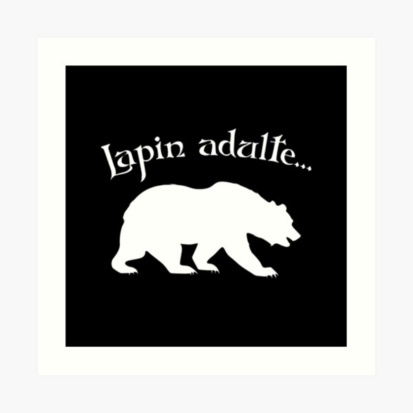 Lapin adulte - Kaamelott Impression artistique
