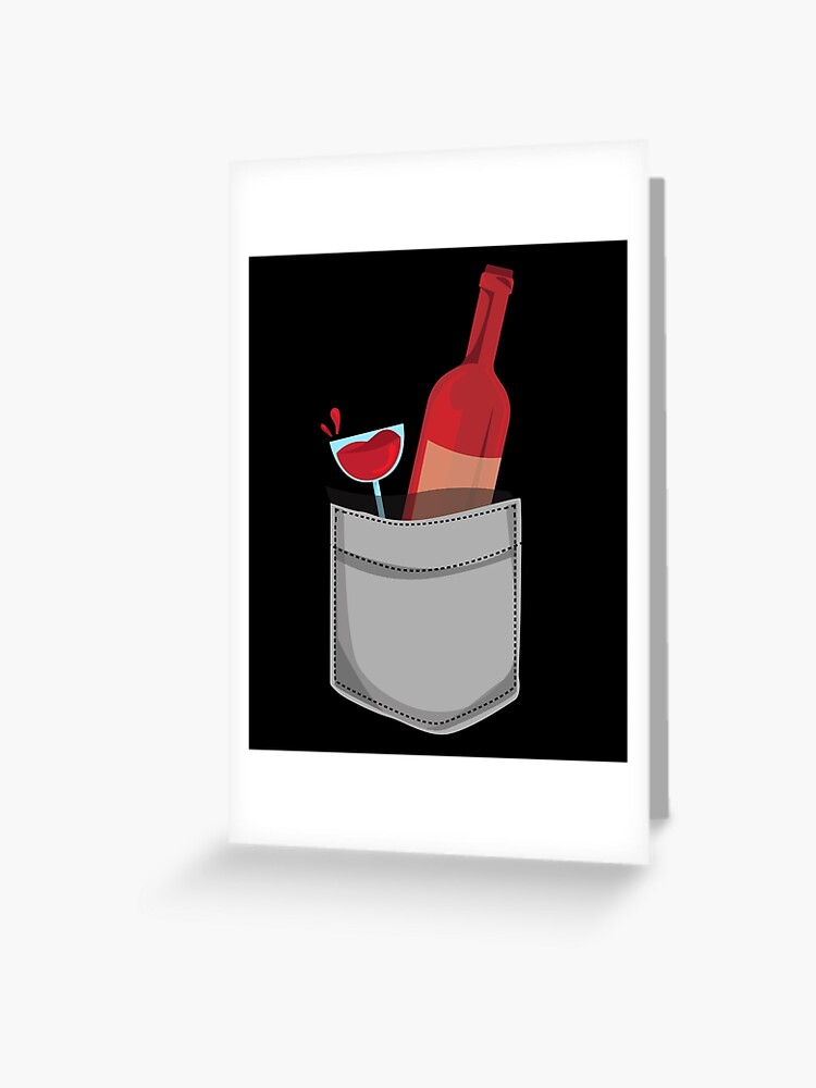 Tarjetas de felicitación «Viticultura Botella de vino y bolsillo para la ropa de vidrio - Gráficos inspirados en juegos de mesa - Juegos de mesa BGG» de MeepleDesign