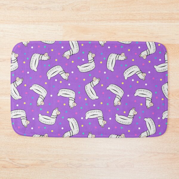 Item preview, Llama pool floats on purple designed and sold by littlearrow.