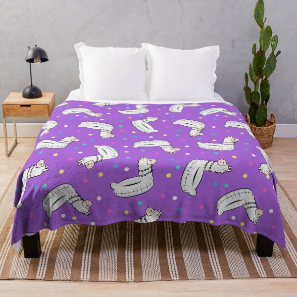 Item preview, Llama pool floats on purple designed and sold by littlearrow.