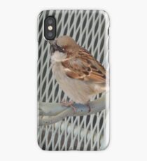 Sitting bird. iPhone Case/Skin