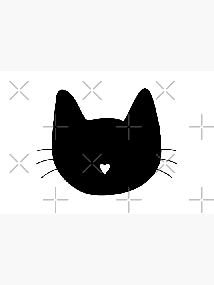 Thumbnail 6 of 6, Bath Mat, Cat Heart Nose designed and sold by DanaAndTheBooks.