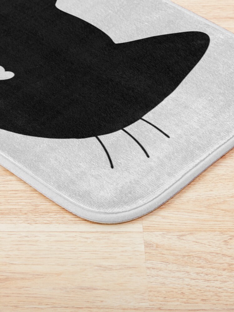 Alternate view of Cat Heart Nose Bath Mat