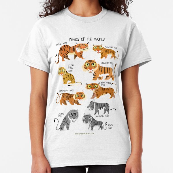 Tigers of the World Classic T-Shirt