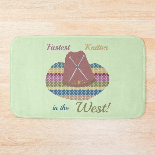 Item preview, Fastest Knitter in the West! designed and sold by sweetpea73.