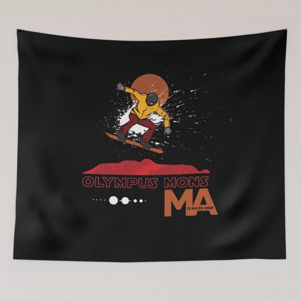 Item preview, Snowboard Future Vintage Mars Olympus Mons designed and sold by twHistory.