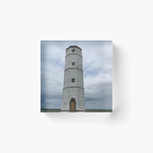 Item preview, Chalk lighthouse, Flamborough Head designed and sold by serenity-photos.
