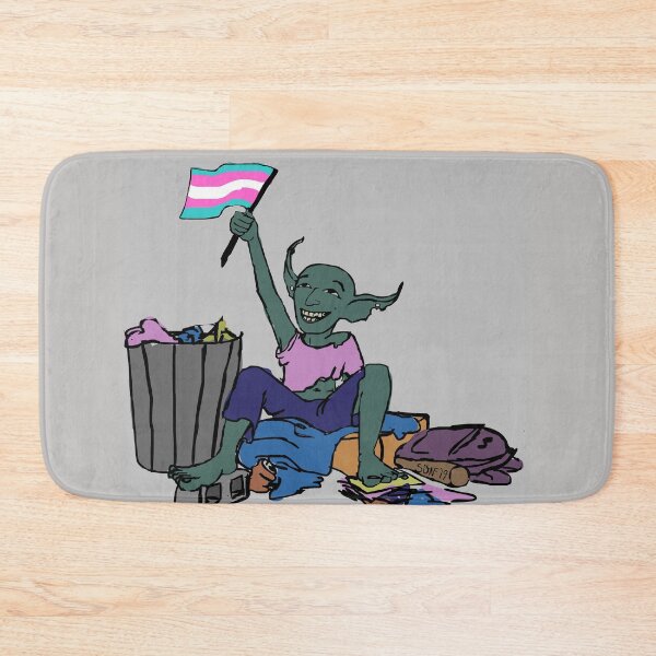 Item preview, Transgender Pride Goblin designed and sold by ThumperDaeTime.