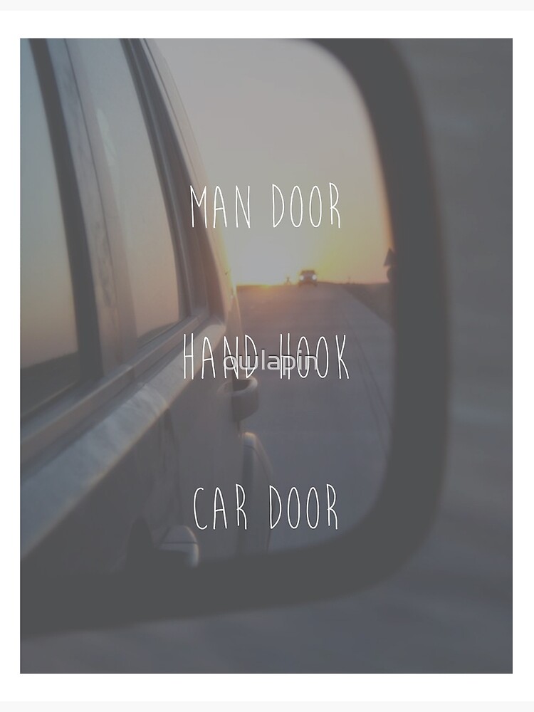 man hook car door