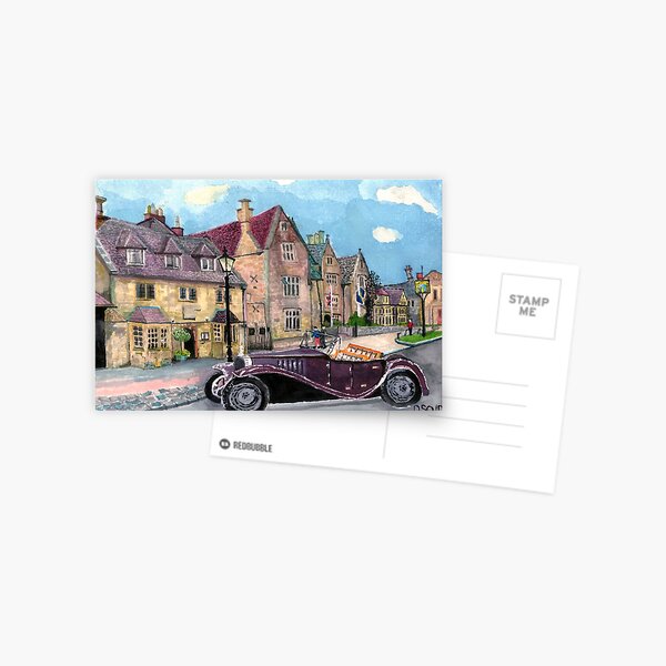 Broadway High Street the Lygon Arms Postcard