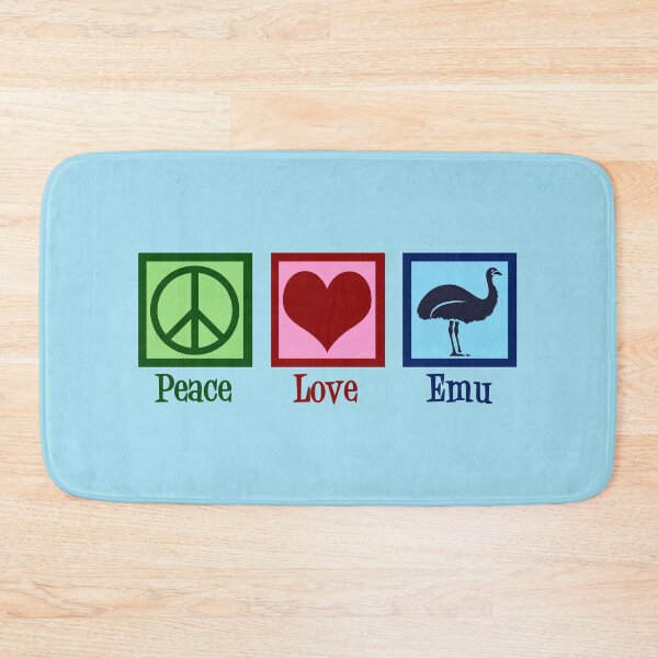Item preview, Peace Love Emu designed and sold by Epic Love Designs.