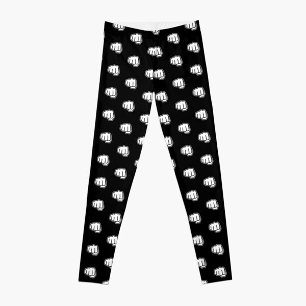 Bro Fist Leggings Redbubble - fist bump roblox id