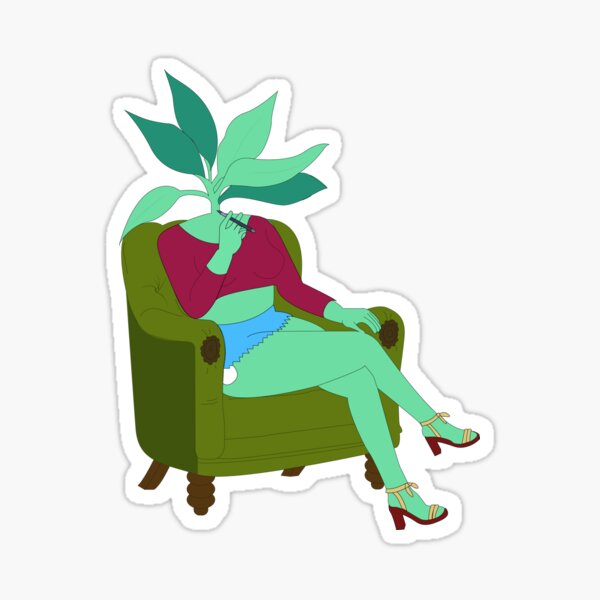 Vista previa del artículo con la obra «El vecino de la planta», diseñado y vendido por mikawy.