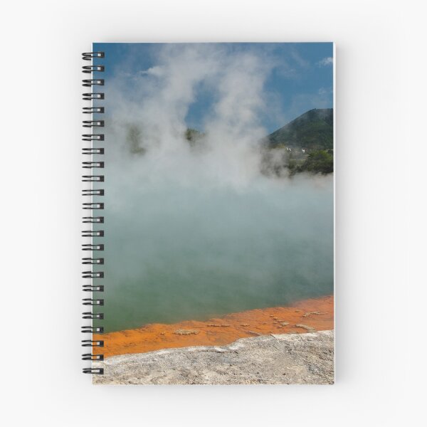 Item preview, Craze colors shore of the Champagne pool within the Waiotapu geothermal area in the North Island of New Zealand. designed and sold by VadimK.