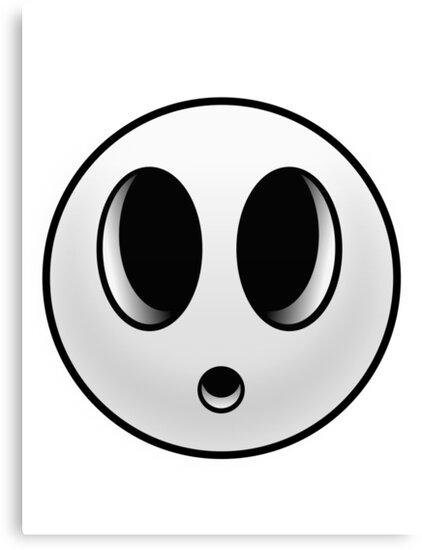 "Shy Guy Mask" Canvas Prints by Glacharity | Redbubble