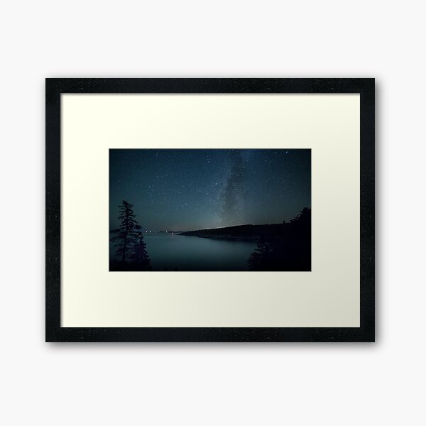 Acadian Milky Way Framed Art Print