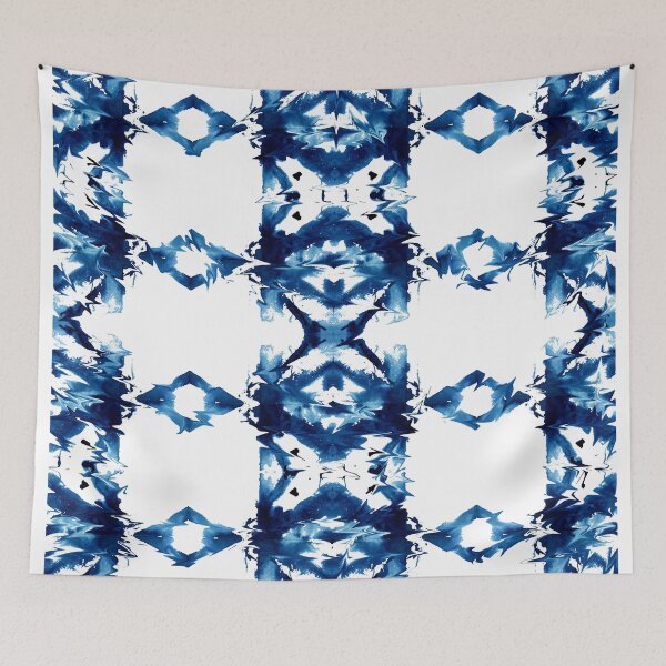 Item preview, Indigo Watercolor Japanese Shibori designed and sold by Liz Plummer.
