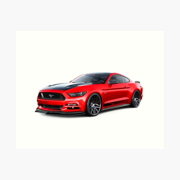 Ford Mustang GT 2015 Kunstdruck