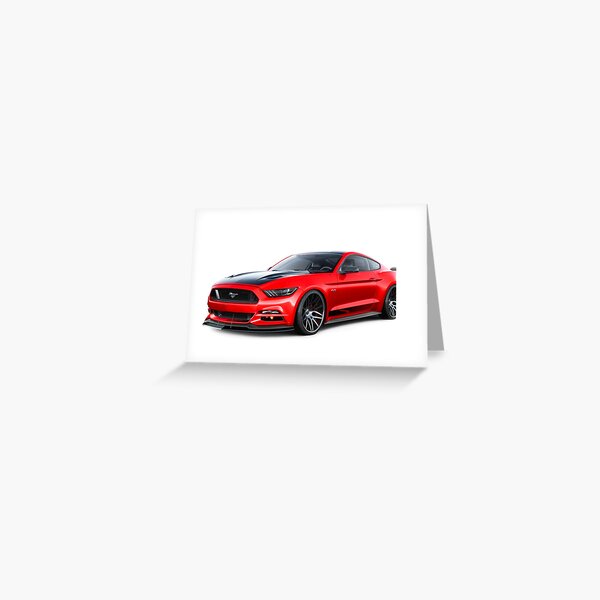 Ford Mustang GT 2015 Greeting Card