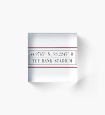 TCF Bank Stadium Acrylic Block