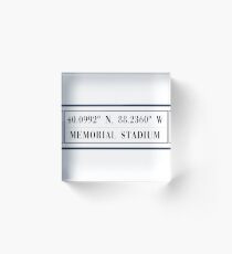 Memorial Stadium Acrylic Block