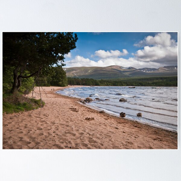 Item preview, Loch Morlich and the Cairngorm Mountains designed and sold by Mark Howells-Mead / Permanent Tourist.