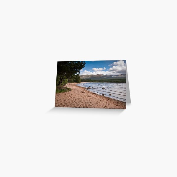 Loch Morlich and the Cairngorm Mountains Greeting Card