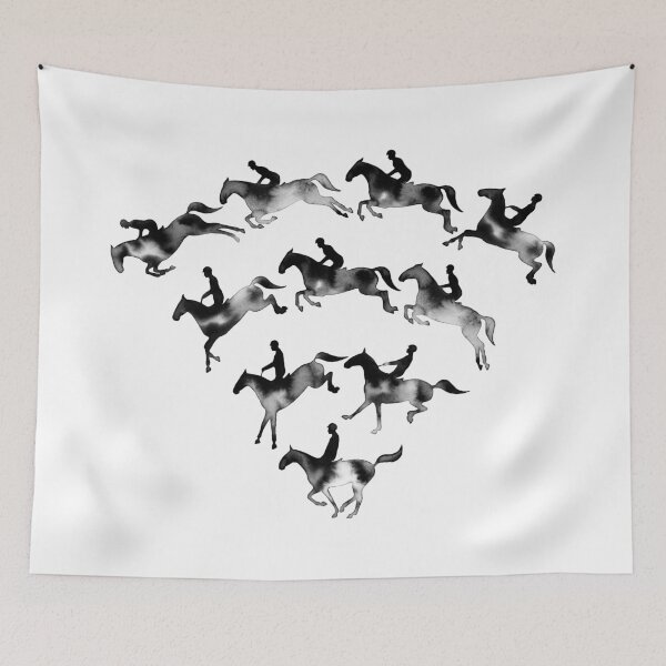 Item preview, Connected to Showjumping (Black) designed and sold by illucalliart.