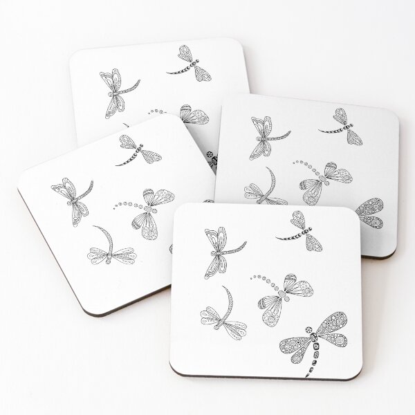 Item preview, Dragonflies coloring designed and sold by Azyrielle.