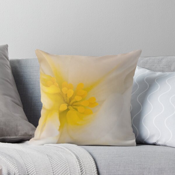 Item preview, White Begonia With Yellow Stamen Macro  designed and sold by Sandra Foster.