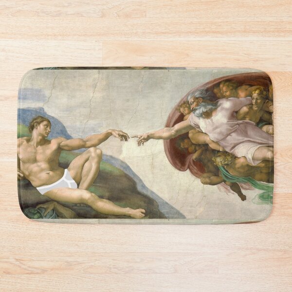 Item preview, Subtly Ruined Creation of Adam - Massive Pants designed and sold by weavernap.