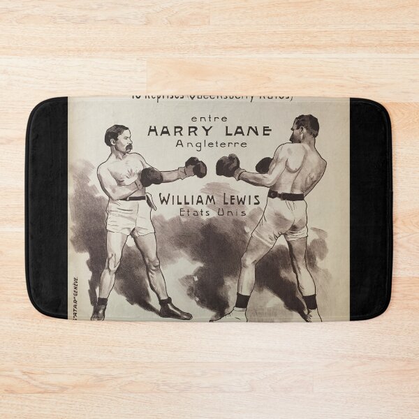 Item preview, Vintage Boxing Poster France designed and sold by Sasha Art Gallery.