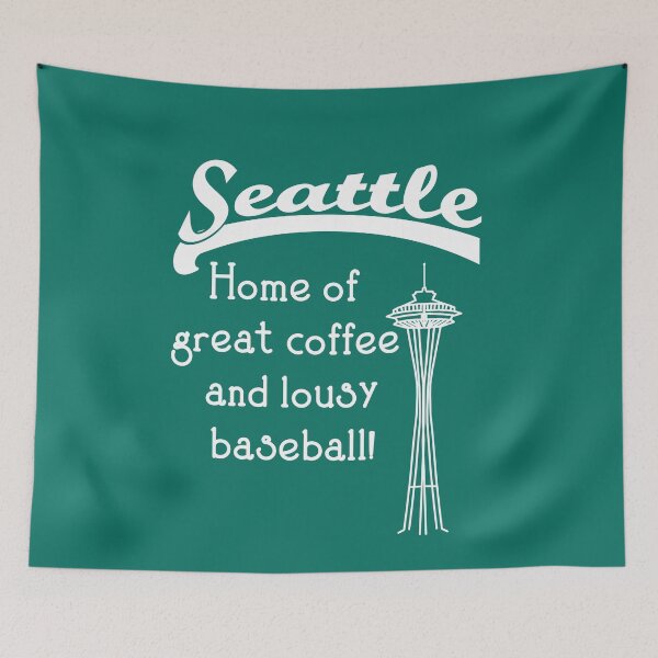 Item preview, Seattle - Home of Great Coffee and Lousy Baseball designed and sold by Greenbaby.