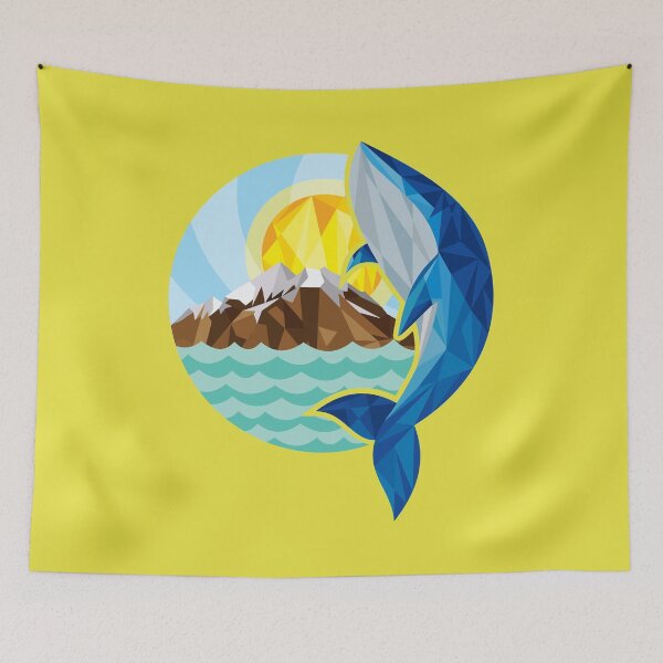 Item preview, Whale Sea And Mountains designed and sold by azule1.