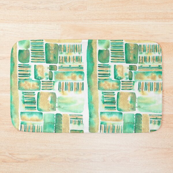 Item preview, Abstract green and gold designed and sold by Azyrielle.